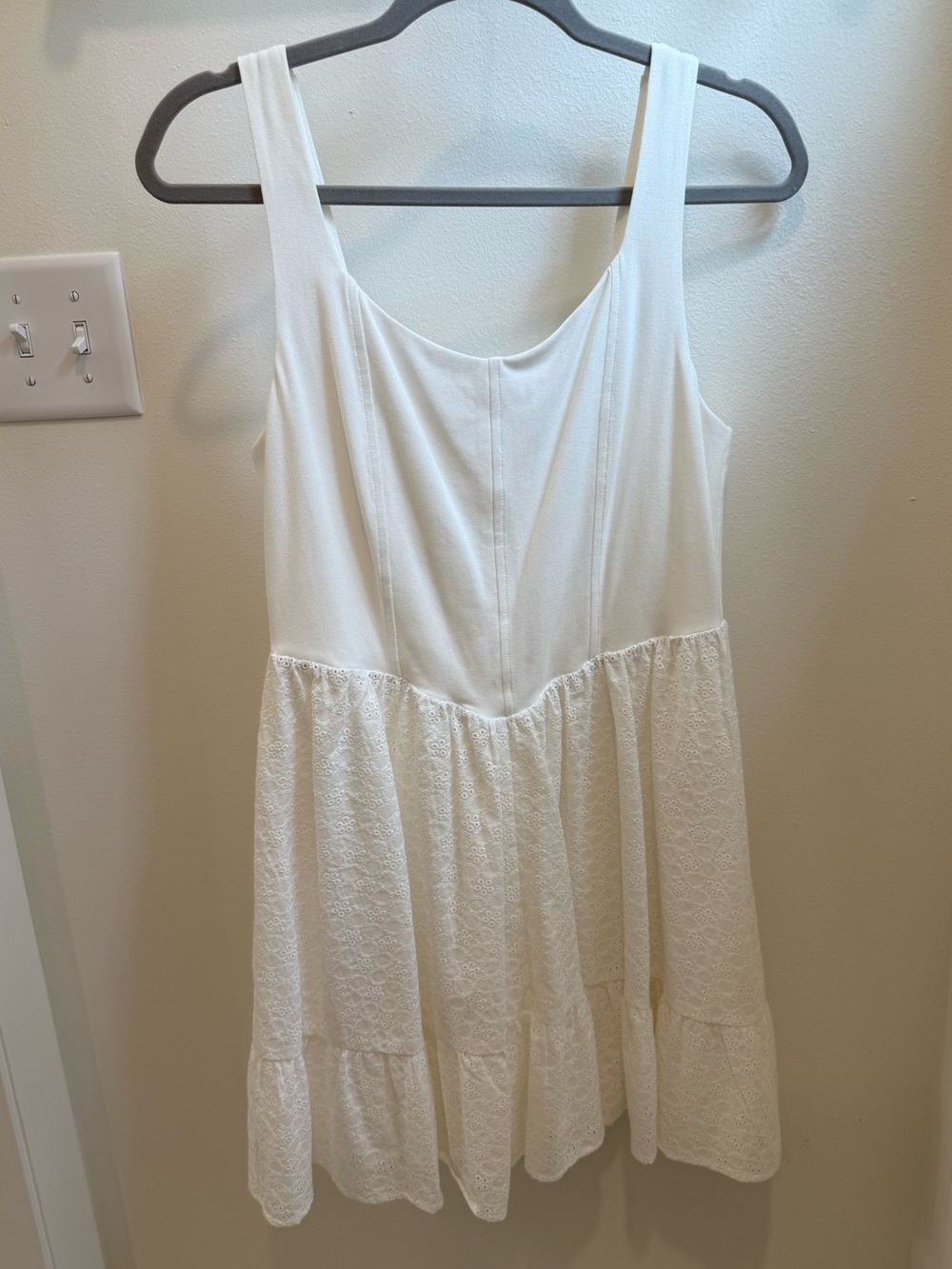 White Eyelet Dress